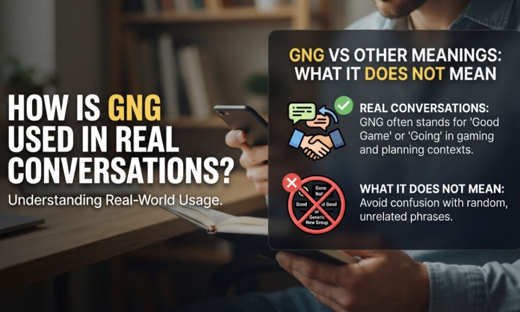 How Is GNG Used in Real Conversations