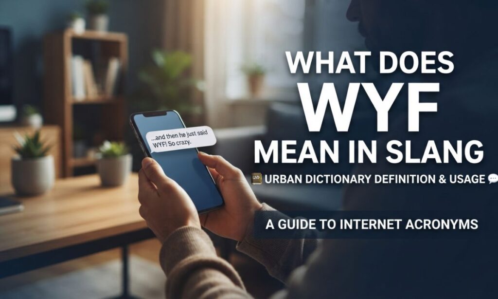 What does WYF mean in slang